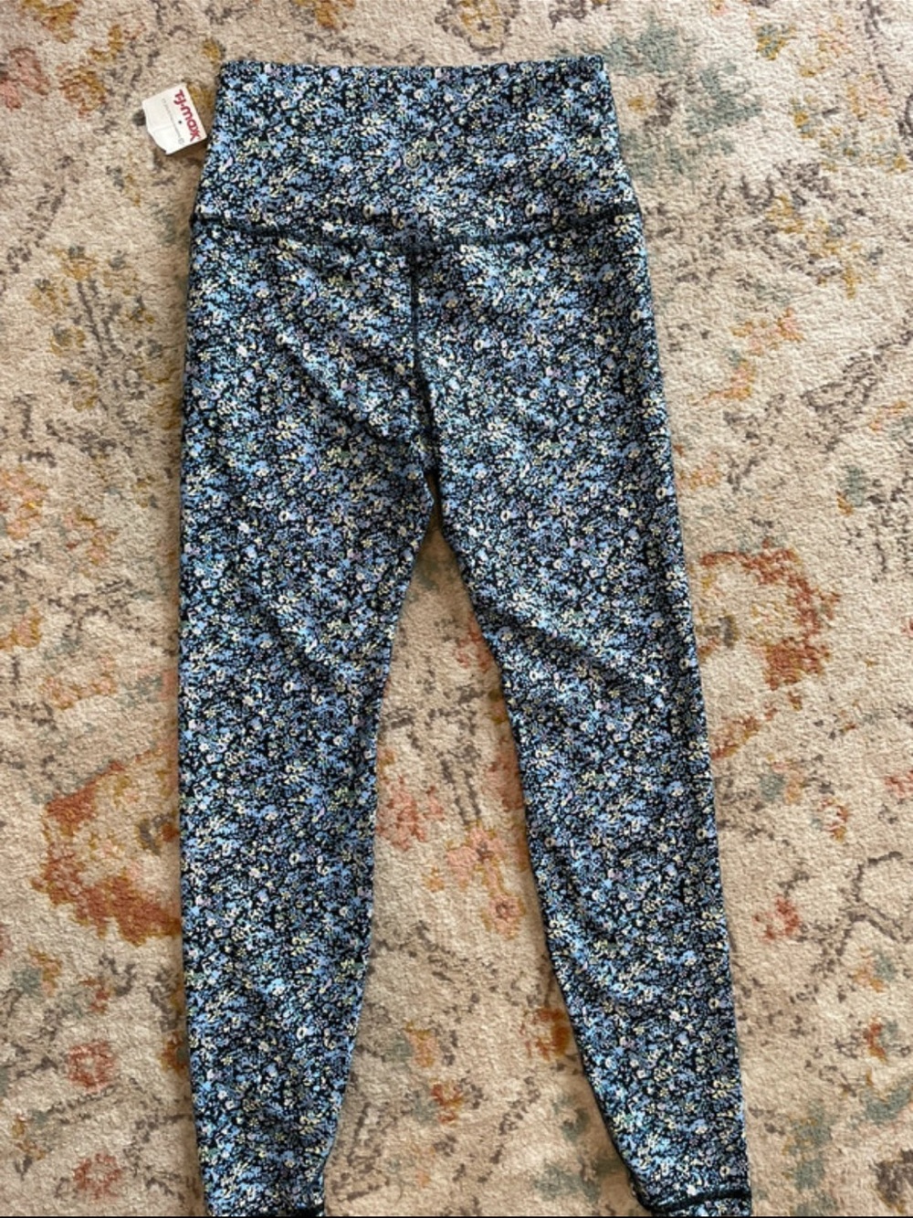 Gilly Hicks Blue Floral Leggings